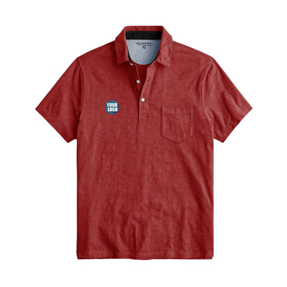 Sample Men's Custom Print/Embroidered Pocket Polo Shirt