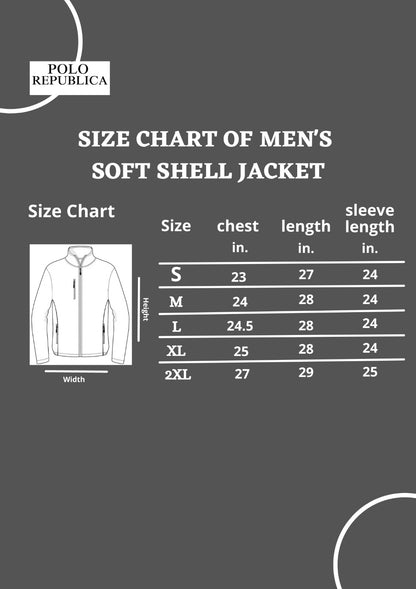 Sample Men's Custom Print/Embroidery Classic Soft Shell Jacket