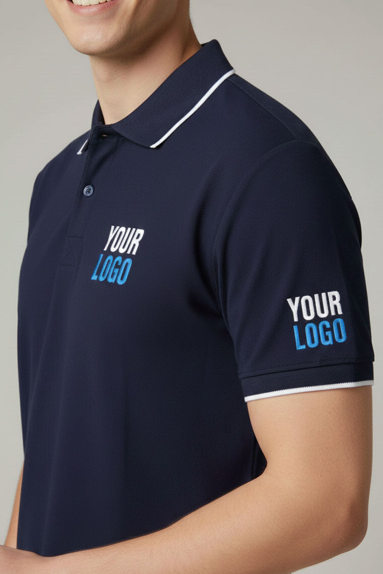 Custom Tipped Polo Shirt | Premium Workwear For Teams