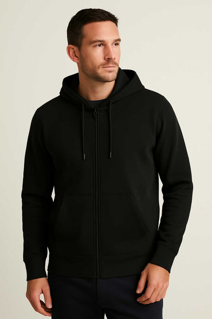 Zipper Hoodied Sweat Shirt