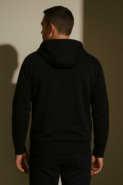 Zipper Hoodied Sweat Shirt