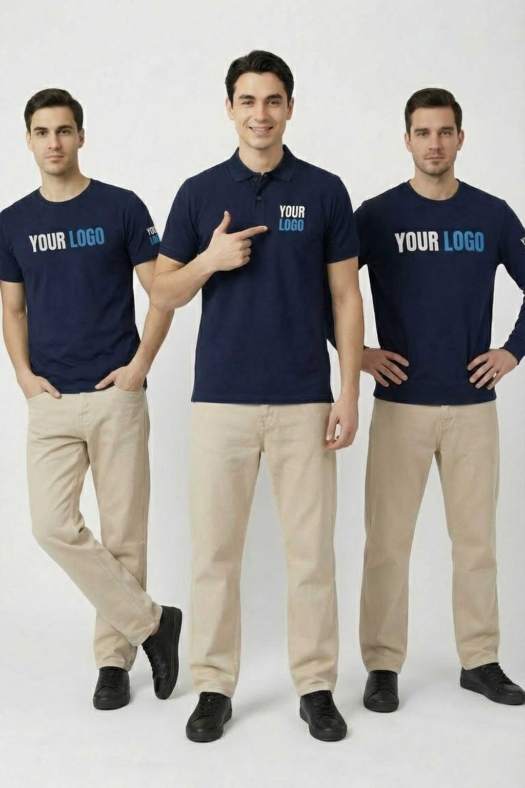 Your Logo Printed/Embroidered Comfort Pack Bundle 5X