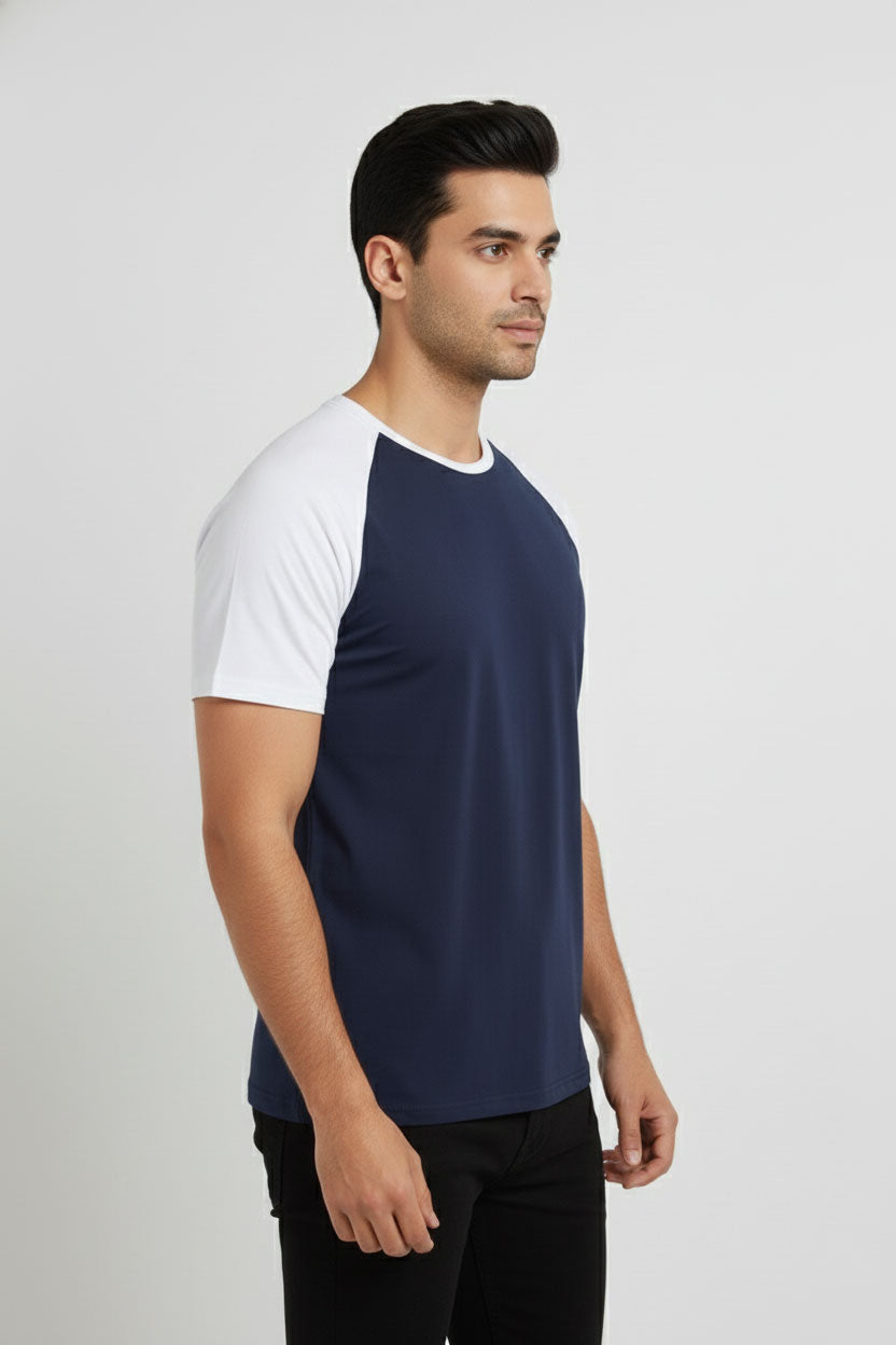 Navy & White