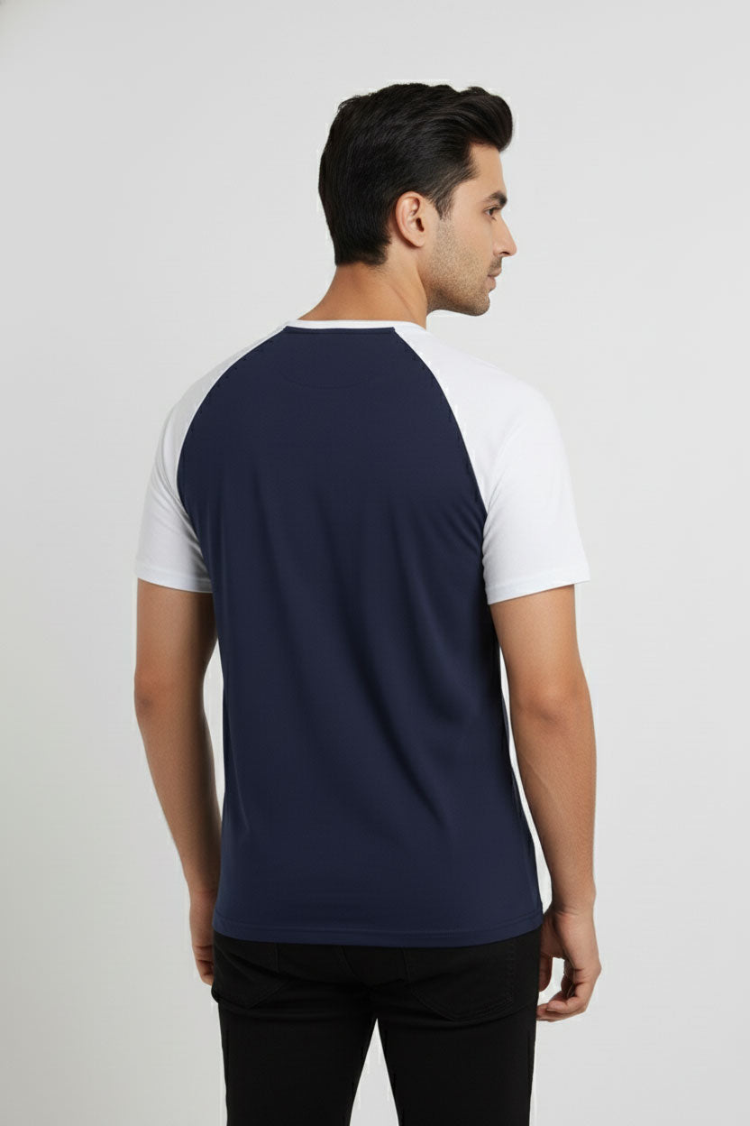 Navy & White