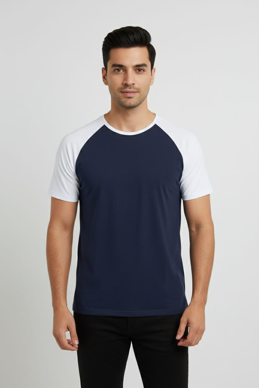 Navy & White