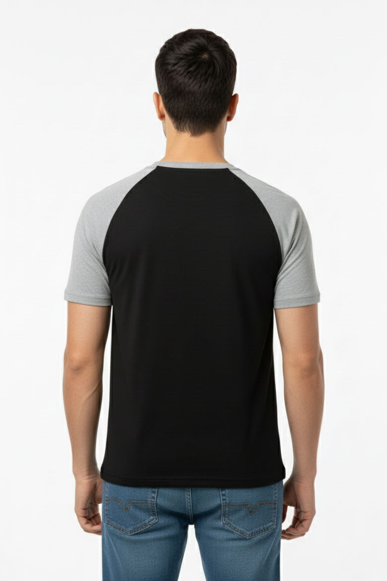 Black & Heather Grey