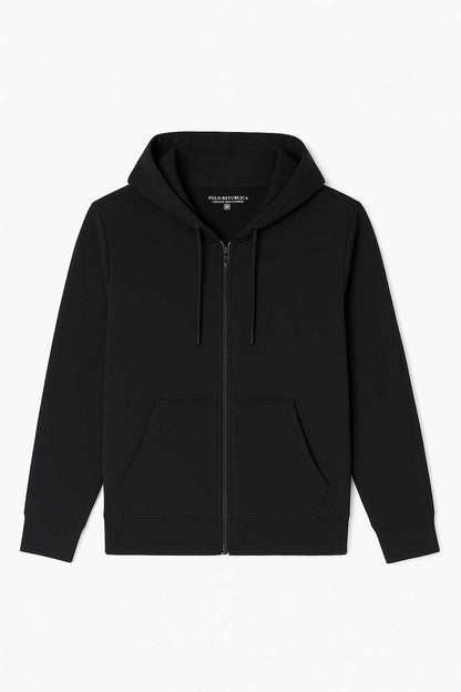 Zipper Hoodied Sweat Shirt