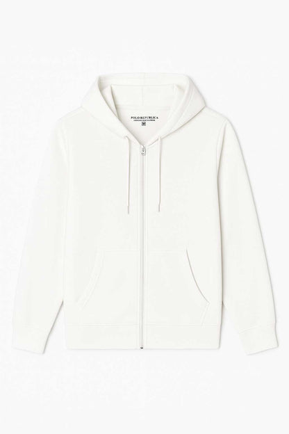 Zipper Hoodied Sweat Shirt