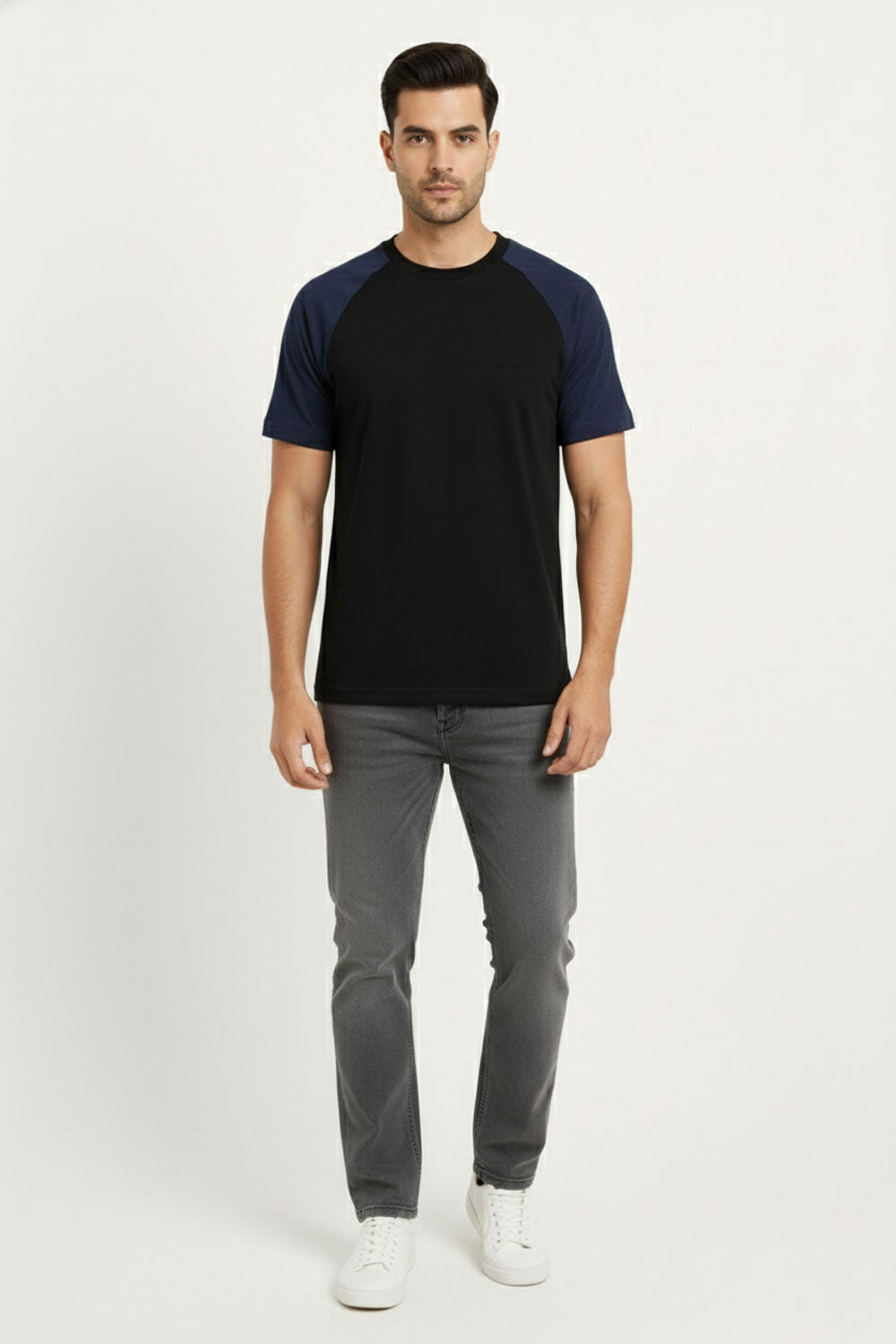 Black & Navy